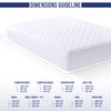Utopia Bedding Quilted Mattress Protector, Breathable Mattress Topper, Mattress Pad