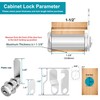 Ymtzfu Cabinet Locks with Keys, Cam Locks Keyed Alike, Mailbox