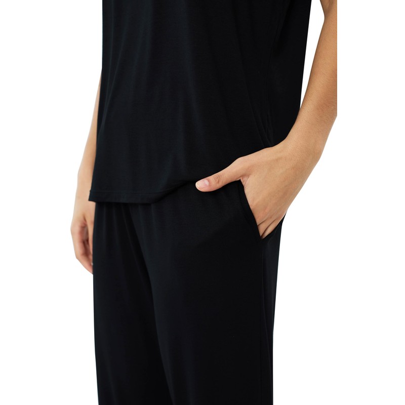 Joyaria Jogger Pajamas for Women Set with Side Pockets Pjs