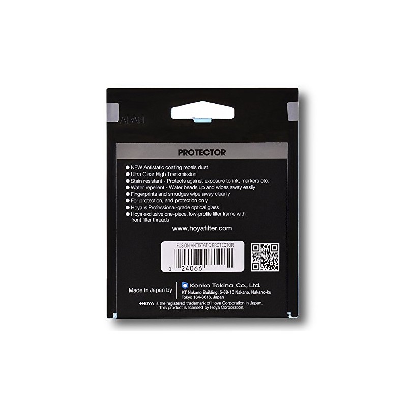 Hoya 55 mm FUSION Antistatic Protector Filter