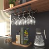 Jbikao Wine Glass Rack - Under Cabinet Stemware Wine Glass
