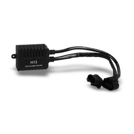 Alla Lighting 9008 H13 LED Decoder Bulbs Anti-Flicking Warning Error Canceller Capacitor Kit Harness Direct Plug-N-Play