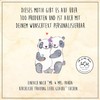 Mr. & Mrs. Panda Postkarte Kirchliche Trauung Liebe Glaube -