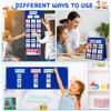 Meunmro Visual Schedule Chart, Daily Routine Pocket Chart with 107