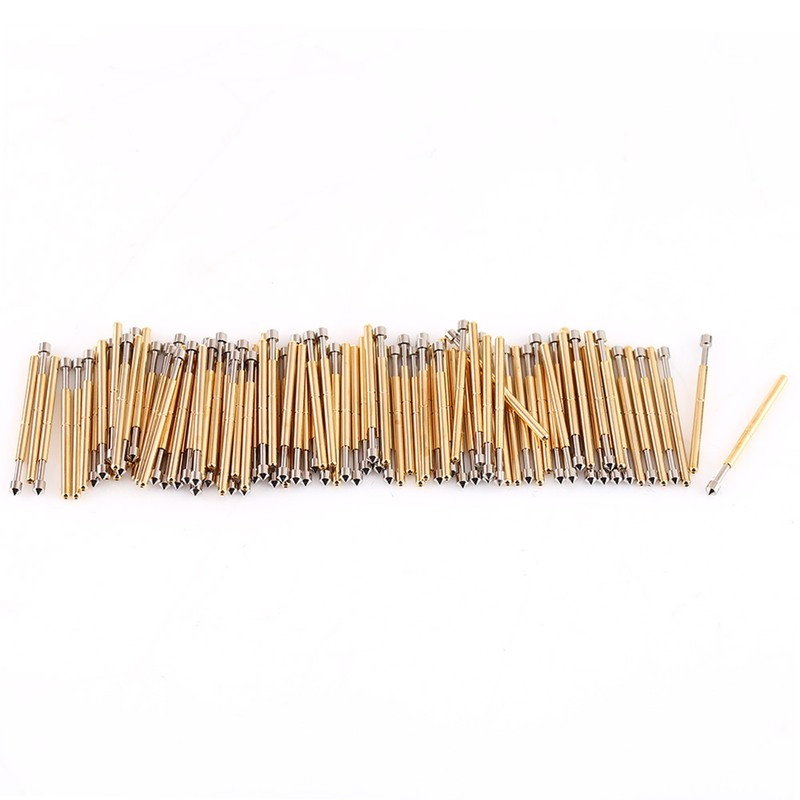 100 Pieces P75-E2 Cone Head Dia 1.02mm Spring Test Probe