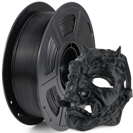 iSANMATE Rapid PLA Filament 1.75mm, Black 3D Printer Filament, Fast Printing Speed PLA, Dimensional Accuracy ±0.02mm, 1kg/Spool
