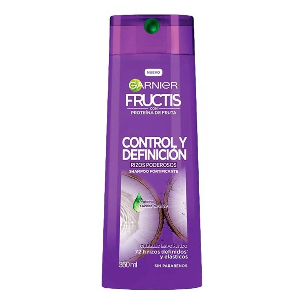 Garnier Shampoo Garnier Fructis Control Y Definición Rizos Poderosos 350ml
