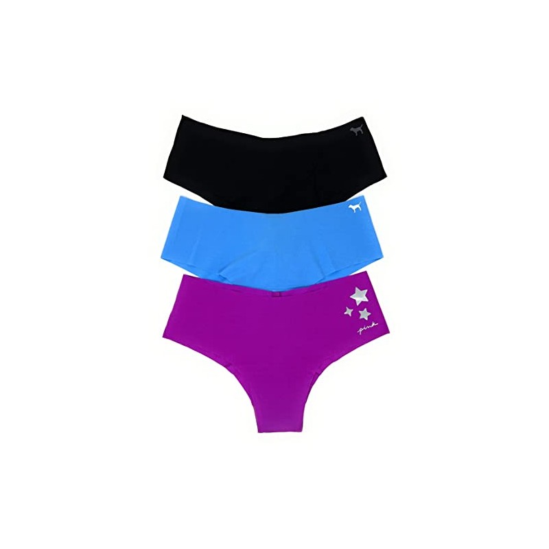 Victoria's Secret PINK Cheekster Panty Set of 3 Small No