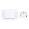 Self-Powered Wireless Light Switch and Receiver Kit, No Battery Required,