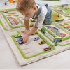 IVI 3D Play Rugs, Traffic Green, 39 x 59 inches