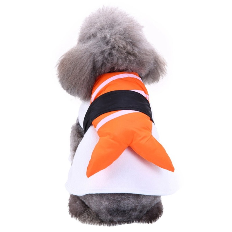 Funny Pet Dog Puppy Sushi Chef Clothes Kimono Cosplay Clothes