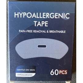 caxebst Hypoallergenic Tape Breathable Gentle Transparent  60 PCS FREESHIP