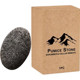 Piedra Pómez Volcánica Natural para Pies,Raspador Natural Portátil De Dos Lados Exfoliante para Pies Para Piel Seca Áspera Dura Agrietada para Hogar Spa Lavado y Cuidado en Viaje