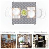 Encasa Homes Printed Tablecloth 145 x 145 cm for Square