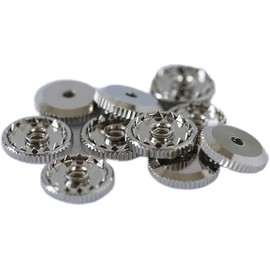 Batch Back Hardware Countersunk Screw Set (Fastener) Set of 10 Rotary Screws Silver Badge Lapel Pin School Company