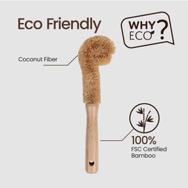 White Magic Eco Basics Plastic Free Bottle Brush