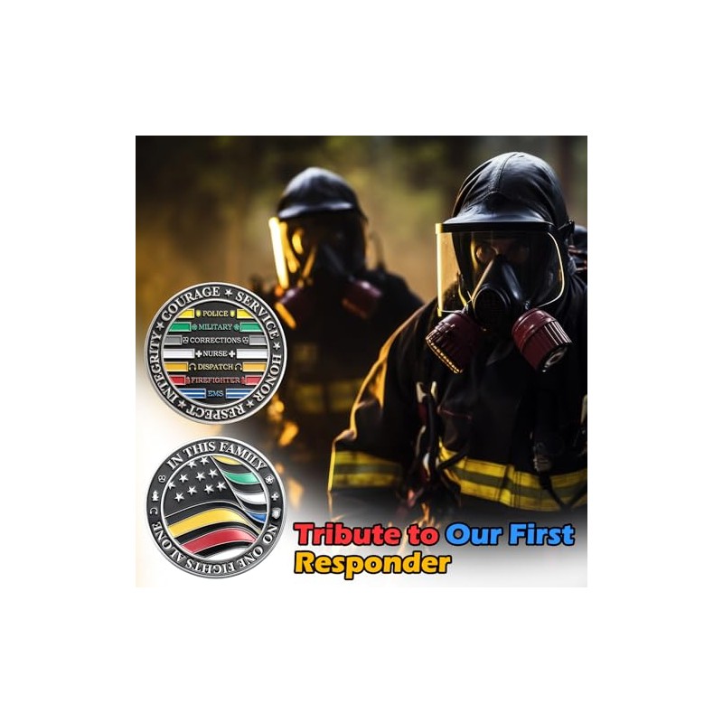 WinnerWhy 20 Pcs No One Fights Alone Challenge Coin First