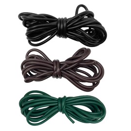 Laroal m Angel-Silikon-Rigs, Gummischläuche, Anti-Verwicklungs-Angeln, weiche Schlauchhüllen zum Karpfenangeln (3er-Pack, Schwarz/Grün/Braun)