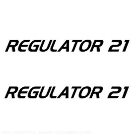 Unbranded Regulator 21 Boat Yacht Decals 2PC Set Vinyl High Quality New Stickers