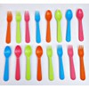 Jawbush 16 Pcs Kids Utensils, Plastic Kids Forks and Spoons,