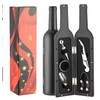 5-Piece Wine Accessory Set for Home Bars – Bottle-Shaped Corkscrew