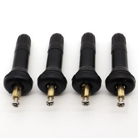 Pack of 4 Tyre Pressure Sensor Rubber Valve Car Tyre Valve Stems Tyre Pressure Monitoring System TPMS Sensor Valve Replacement Valve Cores for Ford Transit Focus