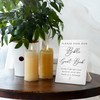 RUNMESS Bible Guest Book Wedding Wooden Sign Stand, 5x7inches, Wedding