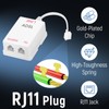 Uvital DSL Filter Splitter for Landline Phone, ADSL Splitter Filter,