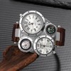 NICERIO Mens Big Face Watches - Cool Wrist Watch Genuine