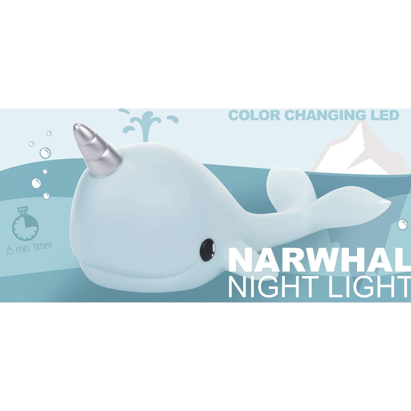Addcore Narwhal Colour Changing LED Mood Night Light
