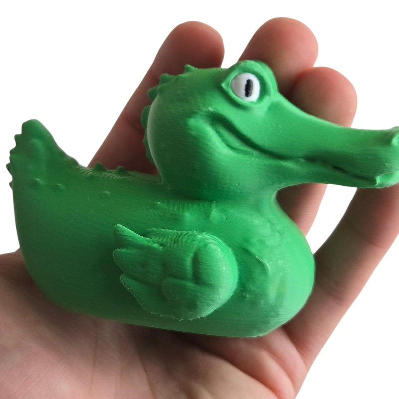 Alligator Duck Figurine – Funny Dashboard & Desk Décor –