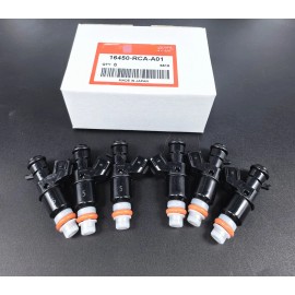 OEM 6PCS FUEL INJECTORS FOR HONDA 3.0L 3.2L 3.5L ACURA MDX TL Accord Pilot