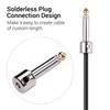 Professional Solderless Patch Cable Kit DIY Guitar Pedal Board Cable