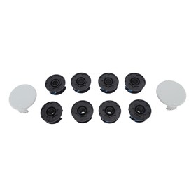 Trimmer Spool Line for RYOB Edger Spool String Trimmer Spool 8pcs Replacement Trimmer Line Spool 2pcs Cover
