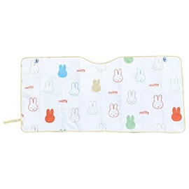 Miffy Miffy LIC-MF0084 Mf Patter Sun Shade 3 WH Miffy Goods, Sun Shade, Car, Car Supplies, Sunshade, Car Goods, Driving