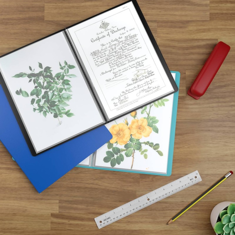 ACROPAQ Presentation Folder A4 - High Quality 100 Pocket Presentation