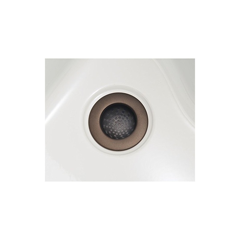 iDesign Axis Kitchen Sink Drain Strainer - Bronze
