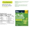 Tea India Chai Moments Cardamom Chai Tea Instant Latte Mix