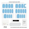 Dashing Diva Blue Skies Gel Nail Art Strips