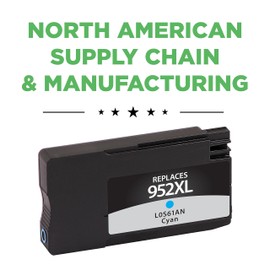 Clover Remanufactured Ink Cartridge Replacement for HP L0S61AN (HP 952XL) | Cyan | High Yield