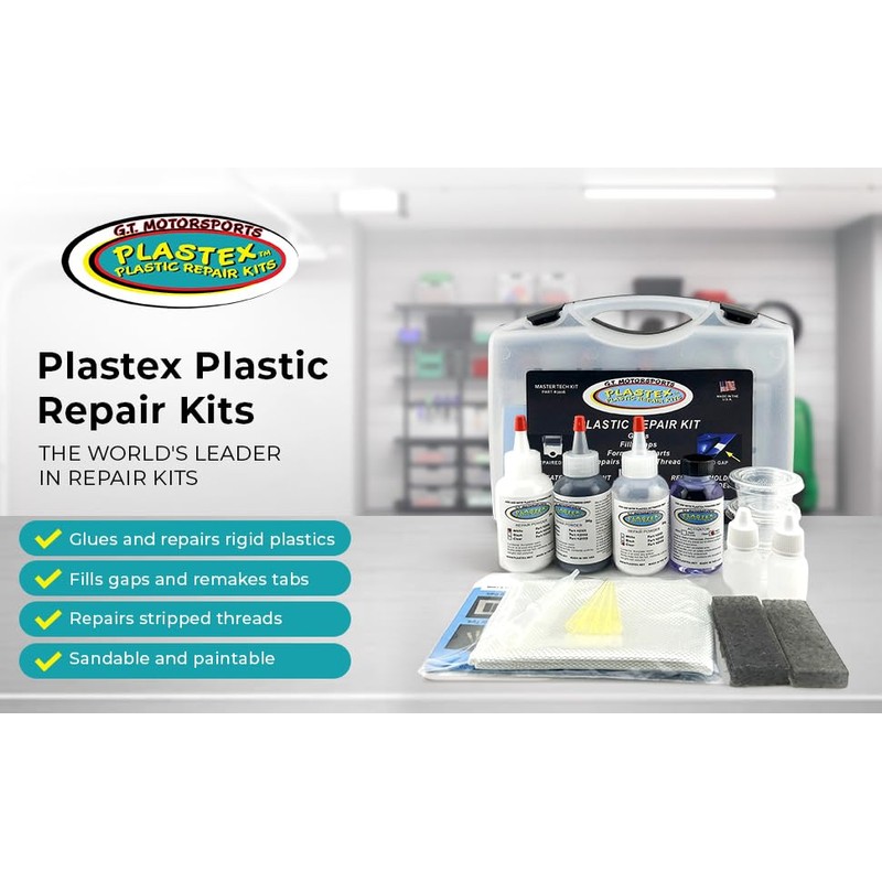 Plastex Plastic and Fiberglass Repair - Easily fix, Recreate Broken