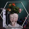 PovKeever Resin Planters Indoor Outdoor Succulent Planter Small Flower Pot