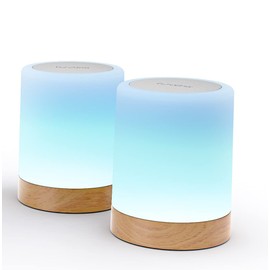 Friendship Lamps by LuvLink – No Subscription WiFi Touch Lamp for Long Distance Relationships, Couples, Friends & Family - Gift Ready (Set of Two)