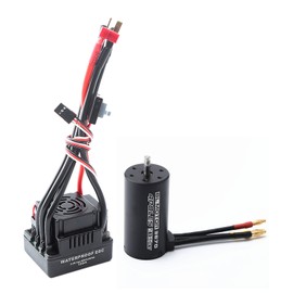 Waterproof 3670 2150KV Brushless Motor 120A Brushless ESC Combo Set for 1/8 Remote Control Car Truck