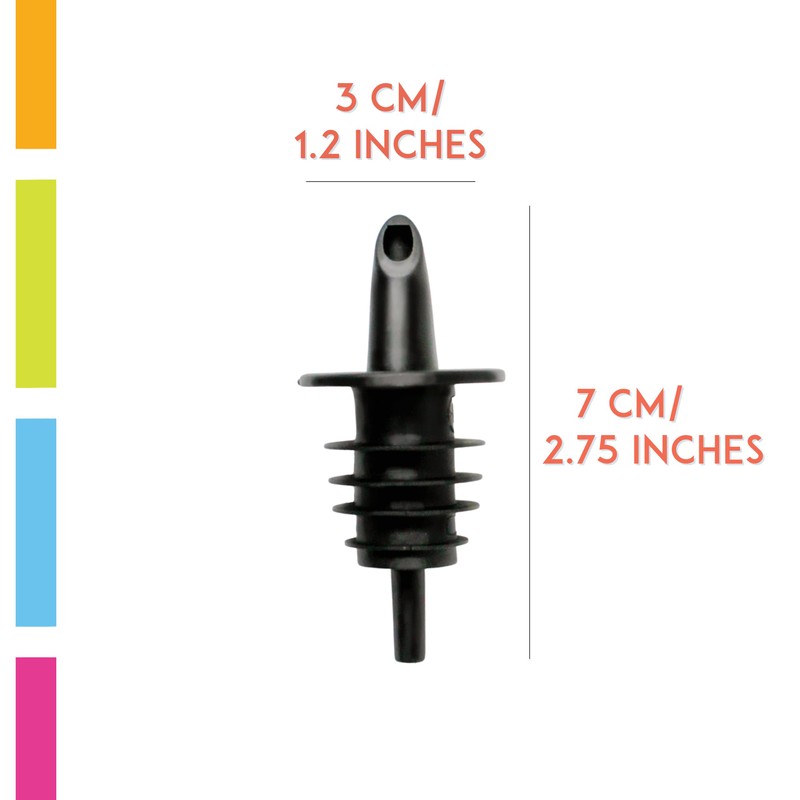 Hawaiian Shaved Ice 3 pack Free Flow Pourers, for Snowcone
