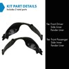 TRQ TRQ Front Inner Fender Liner Set Compatible with 2012-2014