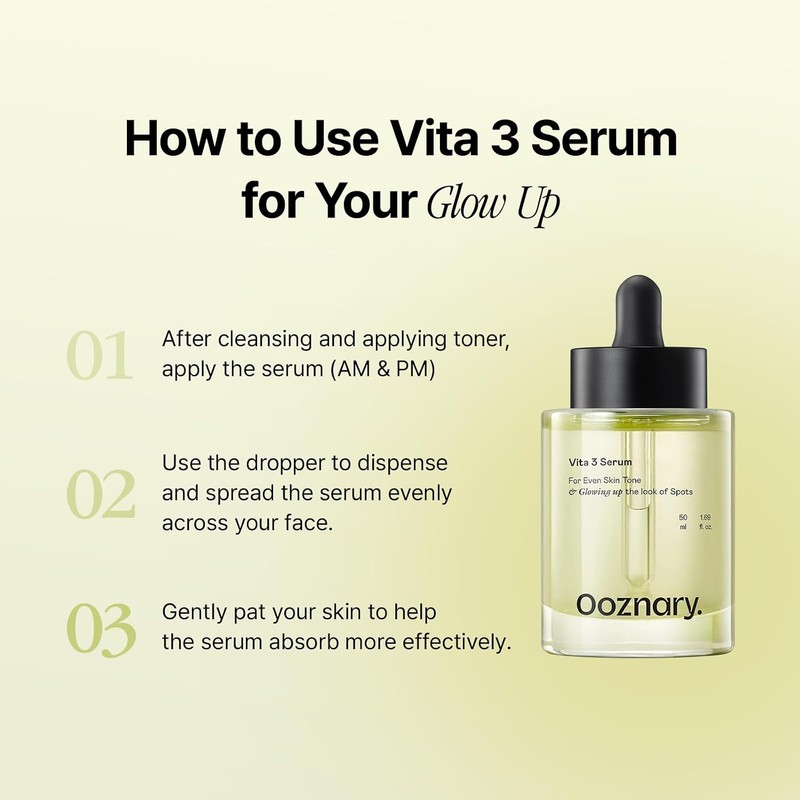 Triple poder vitamínico: combina niacinamida (vitamina B3), vitamina C y