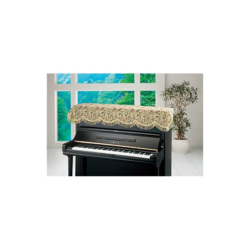 Alps/Upright Piano Cover (Flower Jacquard Type) TJ-23
