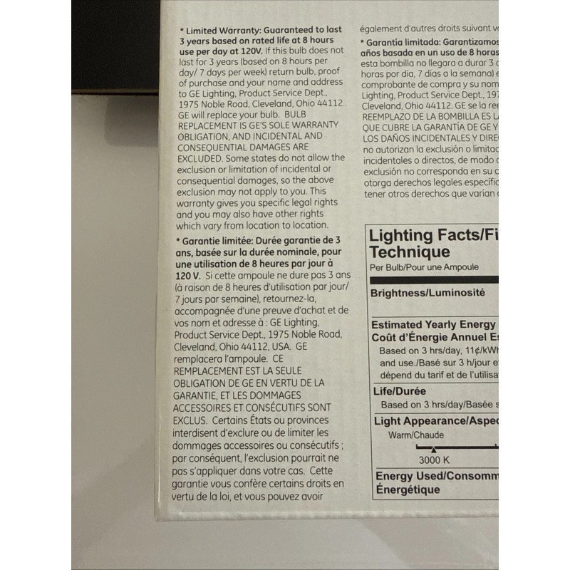 GE 17W PAR38 LED Narrow Flood 3000K 25000hr Light Bulb