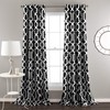 Lush Decor Edward Trellis Curtains Light Filtering Window Panel Set